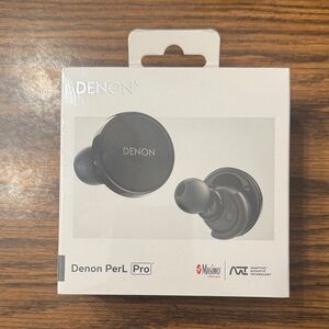 Denon PerL Pro True Wireless Earbuds - Black
